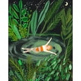 thumbnail image 2 of Wang, Melissa 26x32 White Modern Wood Framed Museum Art Print Titled - Lost in the Garden IV, 2 of 4