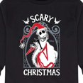 thumbnail image 3 of The Nightmare Before Christmas - Jack Scary Christmas - Toddler And Youth Long Sleeve Graphic T-Shirt, 3 of 5