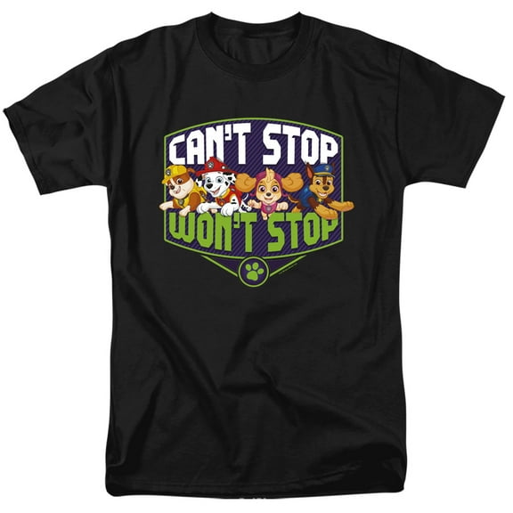 Paw Patrol Can't Stop Won't Stop Unisex Adult T Shirt