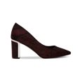 thumbnail image 2 of Alfani Womens Jensonn Leather Pointed Toe Dress Heels Purple 10 Medium (B,M), 2 of 3