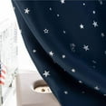 thumbnail image 2 of Maoww Magic Sticker Star Print Shading Blackout Curtain Printing Window Drapes Living Room Noise Reducing Blinds, 2 of 9