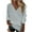 Gray, variant on gakvov Women Fashion Casual Solid V-Neck Loose Long Sleeve Tops Blouse Hoodless Sweatshirts