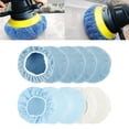 thumbnail image 2 of CEORPER 9-10Inch Car Polishing Pad Auto Soft Microfiber Bonnet Polisher Soft Buffer Cover, 2 of 8