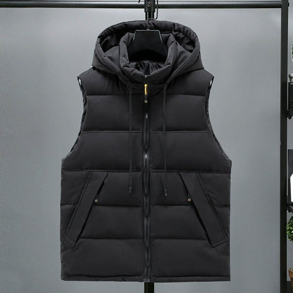 EGNMCR Puffer Vest Women, Sleeveless Parkas for Women, Women's Winter Thickened Hoodless Plus Fleece Down Jacket For Cold Protection And Warmth Women Coat