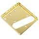 thumbnail image 1 of Placa de puente para guitarra eléctrica de 4 cuerdas, ajuste de entonación, decorativa, GA395, dorada, 1 of 14