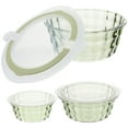 thumbnail image 4 of 3 Pcs Contenant de Mélange de Salade Support de Rangement pour Collations Support Alimentaire Boîte d'Organisation pour Légumes, 4 of 9
