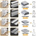 thumbnail image 3 of Topsome Upholstery 4 in 1 Staple Gun Heavy Duty with 4000 Staples, Staple Remover and Gloves, Manual Adjustment Stapler Gun for Wood, Crafts, Wall, Arts, DIY, Decoration, 3 of 7