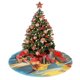 thumbnail image 4 of Falda para árbol de Navidad con forma de bola de dragón, suave y divertida, decoración navideña navideña de granja de 30", 4 of 4