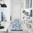 thumbnail image 4 of Yayeee Runner Rug for Bedroom 2'x6' Machine Washable Hallway Non Slip Mat, Cute Fried Eggs, 4 of 8