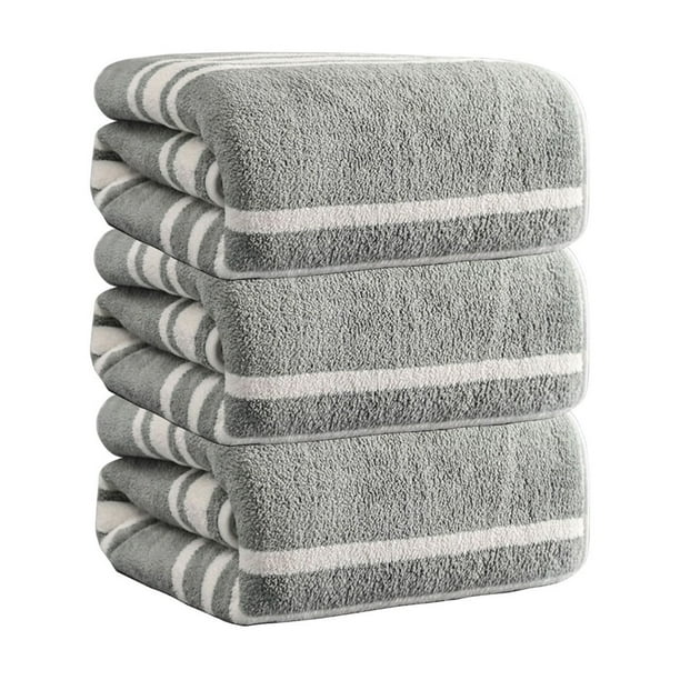 Juego de 3 toallas suaves y absorbentes, ideales para el hogar, de regalo, para manos, gimnasio, belleza, spa y cuidado del cabello en casa, toalla grande para baño.
