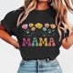 thumbnail image 2 of Tops de Manga Corta de Verano para las Mujeres Imprimir Blusa de Cuello Redondo, Moda Ligera de Poliéster Spandex, 2 of 4