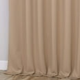 thumbnail image 6 of Superior Blackout Solid Light Filtering Grommet Curtain Panel Set, 26" x 84", Smoked Ash, 6 of 8