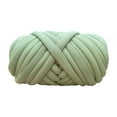 thumbnail image 2 of Jumbo Tubular Yarn Dia 2.5cm 250G Chunky Yarn for Rug Making Weaving Macrame Green, 2 of 8