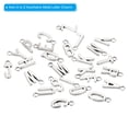 thumbnail image 3 of Letter Charm Pendants, 4 Set a to Z Character Alphabet Pendant Bulk DIY for Jewelry Making Bracelets, Silvery, 3 of 6