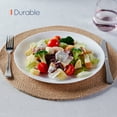 thumbnail image 6 of LaGlint 10.5 inch Dinner Plate Set of 6, Lightweight Round Opal Glass White Dinnerware Plates, Dishwasher and Microwave Safe, 6 of 11