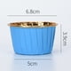 thumbnail image 3 of 100 piezas Cupcake Liners Muffin Cupcake Baking Cup Utensilios para hornear de cocina (oro azul) Libre de BPA, 3 of 6