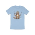 thumbnail image 4 of Funny Sea River Otter Fishing Fish Lover Gift for Fisherman T-Shirt Cute Otter Birthday Holiday Present Boys Girls Men Women Kids Tshirt, 4 of 10