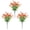 G#2165, variant on Outdoor Artificial Flowers Set of 3, Silk Fake Flower Bushes for Patio Garden Front Porch Decor, UV Resistant No Maintenance