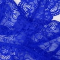 thumbnail image 4 of Bralette de encaje Zulema Crop Tops Racerback Azul, 4 of 8