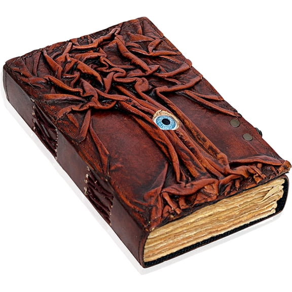 Hocus Pocus Book of Tree Spells Evil Eye Prop Gifts Decorations Leather Journal Writing Book Of shadow Best Gifts For Men And Women