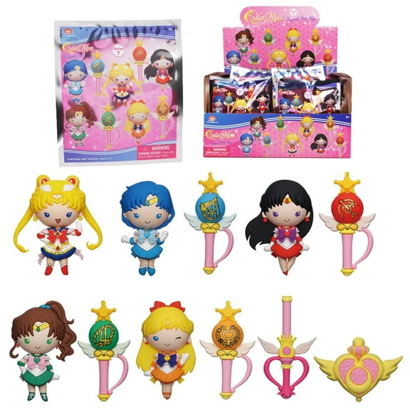 Sailor Moon Series 7 3D Foam Bag Clip Random 6-Pack