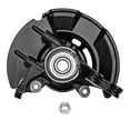 thumbnail image 4 of Detroit Axle - Front Steering Knuckle for 2007-2012 Hyundai Elantra, Passenger Side Knuckle with Wheel Bearing Hub Assembly 2008 2009 2010 2011 Replacement, 4 of 8