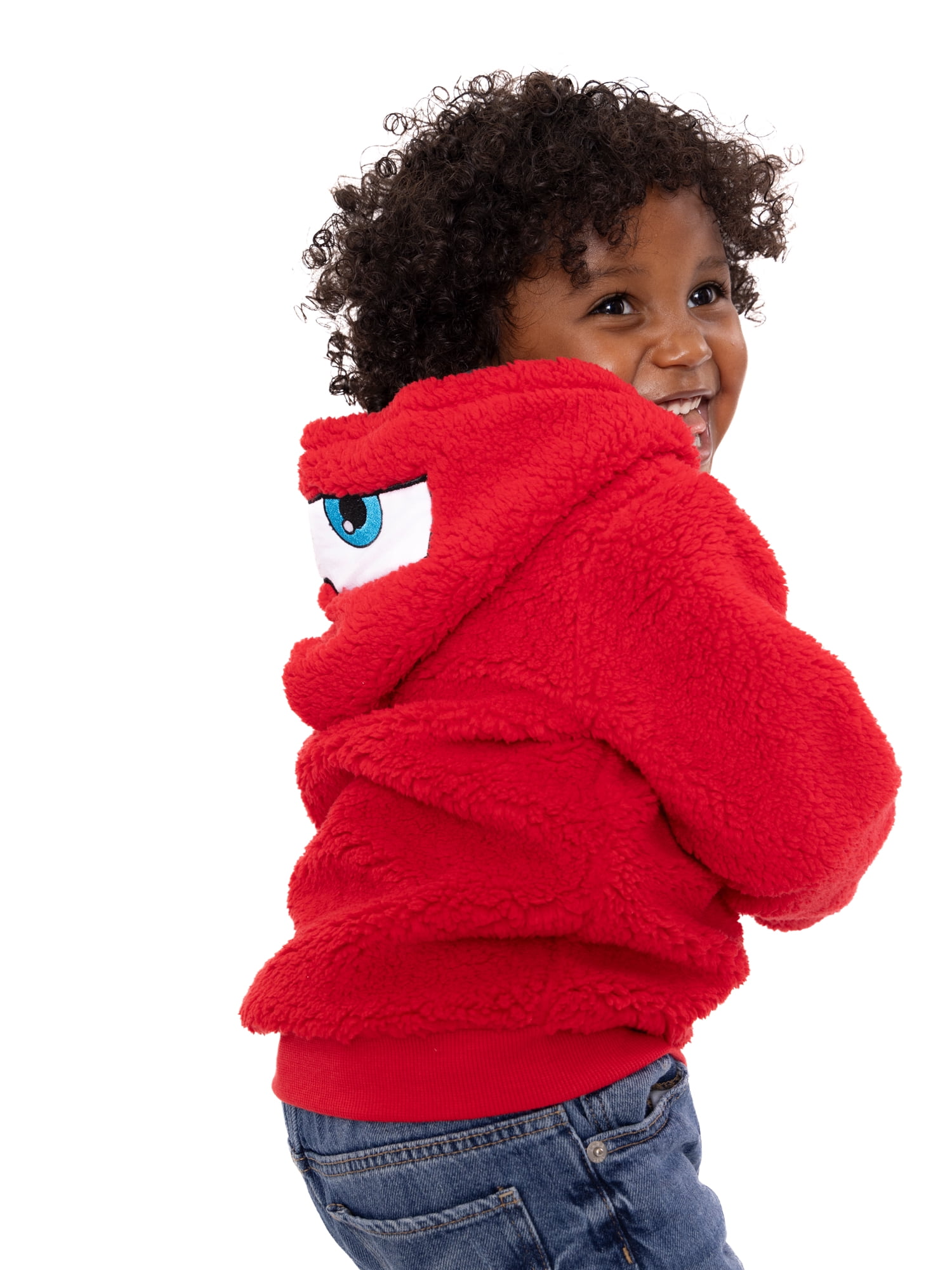 Disney Pixar Cars Toddler Boys Plush Fleece Full-Zip Cosplay Hoodie, Sizes 12M-5T