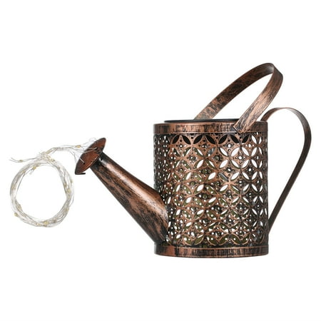 

36LEDs 600mm Solar Powered Energy Watering Can Outdoor Lamp Fairy S-tring Light Sensitive Light Control IP65 Water Resistance Built-in 600mAh High Capacity Rechargeable Cell for Garden Yard