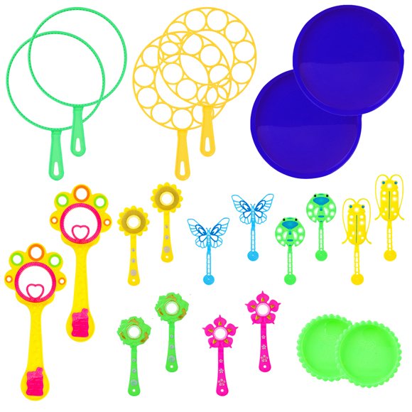 22PCS Kids Bubble Wand Set Creative Bubble Wand Bulk Bubble Toy for Summer Party