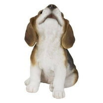 Beagle Puppy Howling Garden Statue