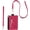 Fuchsia, variant on Minimalist RFID Blocking Wallet with ID Window, Small Water Resistant Zipper Card Purse With 2 Lanyard for Cards Cash Travel Women Men, Fuchsia