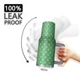 thumbnail image 3 of Green Christmas Snowflake Pattern Tumbler with Handle and Lid,40oz Double Wall Vacuum Insulated Tumbler,Cups Gift for Women and Men, 3 of 7