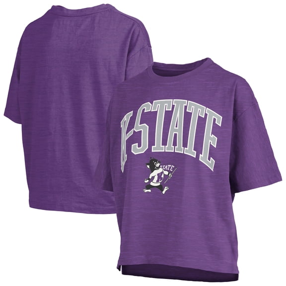 Women's Pressbox Purple Kansas State Wildcats Nelson T-Shirt