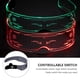 thumbnail image 2 of Gafas luminosas gafas de fiesta gafas acrílicas gafas LED decoración de fiesta, 2 of 6