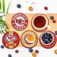thumbnail image 3 of DIY Art Coaster Kansas City Chiefs 8pcs Painting Coasters Craft Supplies, 3 of 9