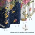 thumbnail image 6 of Pioneer Flower Floral Print Pattern Shower Curtain 36"x72" ,Bathroom Decorative Shower Curtains Set with 12 Hooks,Modern Waterproof Washable Shower Curtain, 6 of 6
