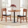 thumbnail image 4 of Costway Dining Chairs Set of 2 with Rubber Wood Legs & Upholstered Seat Curved Backrest, 4 of 10