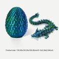 thumbnail image 3 of Dragón Impreso en 3D 30 Cm Antiestrés 13 para A Partir 6 Años (láser) Verde, 3 of 7