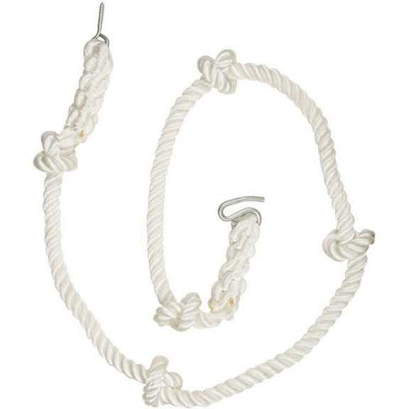 Swing Set Stuff Inc. 3/4" Knotted Climbing Rope (White)