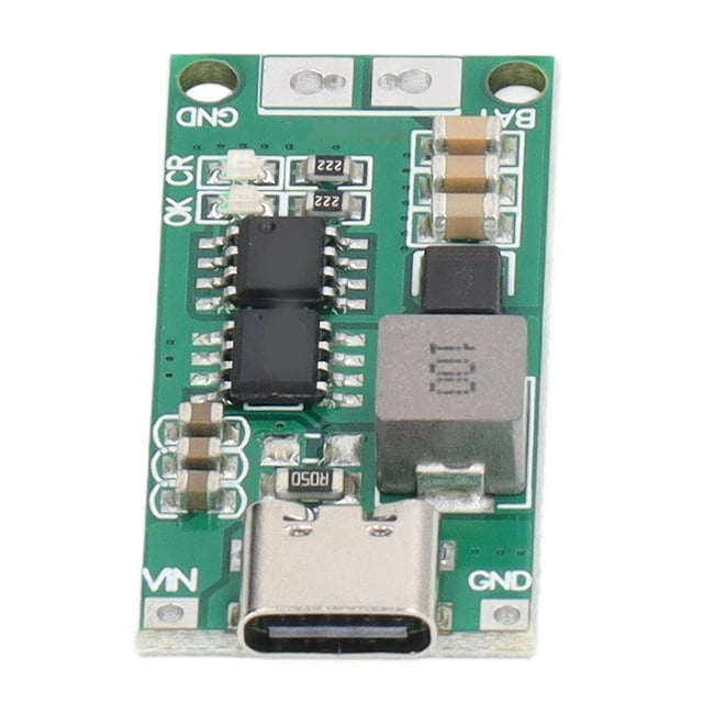 Carte de Chargeur de Batterie, Module de Chargeur de Batterie à Forte Adaptabilité Automatiquement Entrée 3-6V Sortie 8,4V Type C pour Conversion 2A