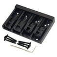 thumbnail image 3 of Puente de guitarra de aleación de Zinc Sunnimix Accesorios de instrumentos musicales Negro Tipo H, 3 of 8