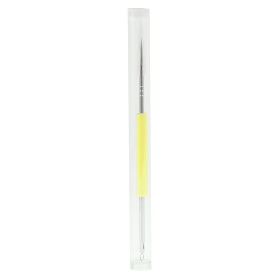 Unique Bargains 1 Pc Professional Durable Pimple Remover Tool 4.92" Length Yellow