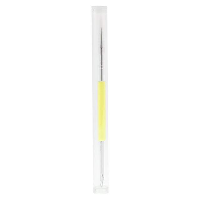Unique Bargains 1 Pc Professional Durable Pimple Remover Tool 4.92" Length Yellow