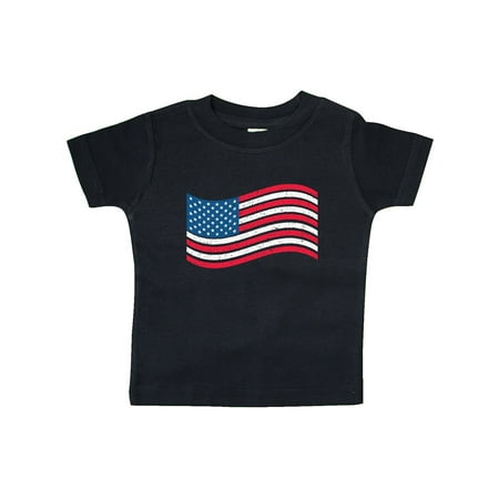

Inktastic Grunge American Flag Gift Baby Boy or Baby Girl T-Shirt
