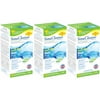 3 Pack SinuCleanse Soft Tip Neti Pot Genie Style With 30 Salt Packets Each