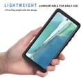 thumbnail image 2 of MYKOMI Galaxy Note 20 Phone Case, Built-in Screen Protector with Fingerprint Film Waterproof Dustproof Case, Full Body Heavy Duty Protective Cover for Samsung Galaxy Note 20 6.7 inch (Black/Clear), 2 of 9