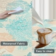 thumbnail image 4 of Nautical Coastal Rectangle Tablecloth Beach Ocean Print Table Cloth Waterproof Stain Resistant Wrinkle-Free Table Cover for Kitchen Dining Room Indoor and Outdoor Picnic Party 60x120 Inches, C8, 4 of 6