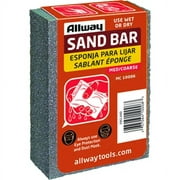 Allway MC Sand Bar, 4 Inches Long By 2-1/2 Inches Wide, Coarse, Medium, Aluminum Oxide Abrasive (Case of 10)