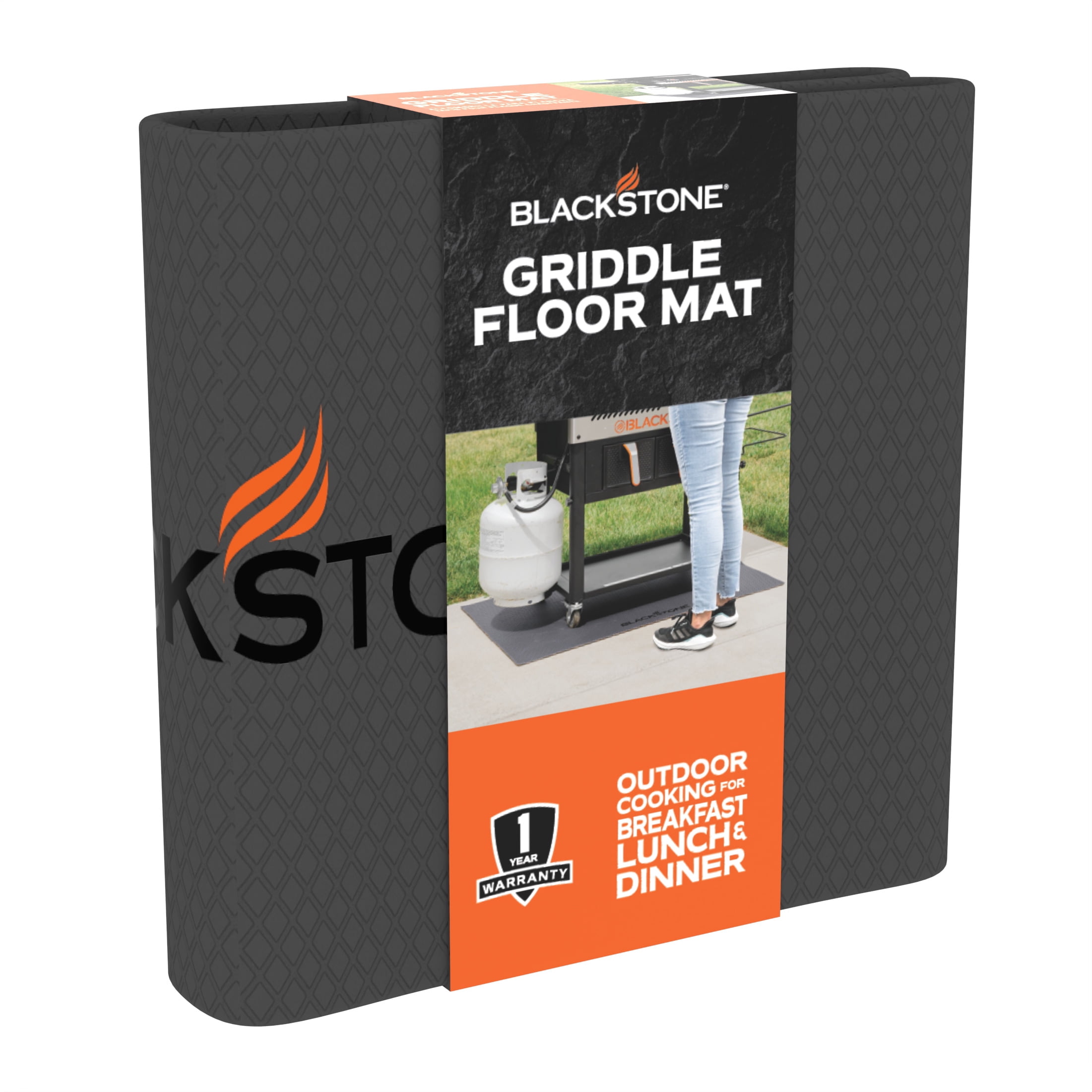 Blackstone 48” x 32” Griddle or Grill Mat with Fire-Resistant Backing