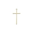 thumbnail image 2 of 6 inch Plain Polished Brass Cross, 2 of 3
